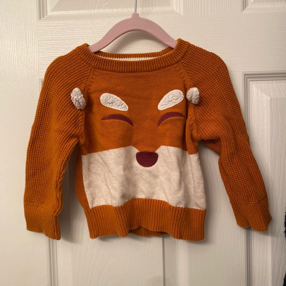 Fox Cat & jack fox sweater,ships out same day!